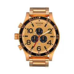 NIXON - Reloj 51-30 Chrono All Gold Gold Black