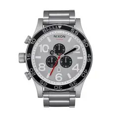 NIXON - Reloj 51-30 Chrono All Silver Black