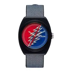 NIXON - Reloj Grateful Dead Light Wave All Black Blue Red
