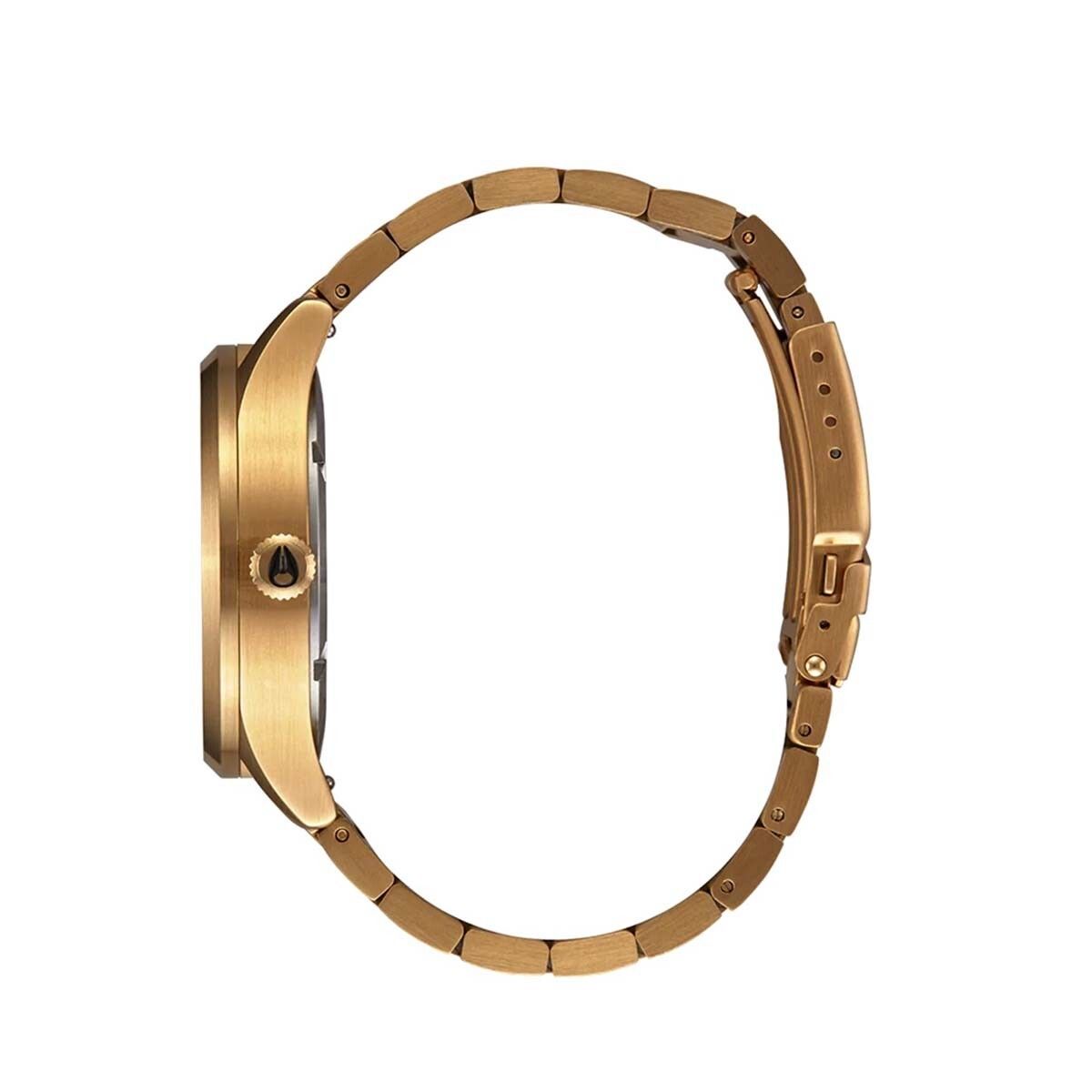 NIXON - Reloj Sentry Solar Stainless Steel All Gold Black