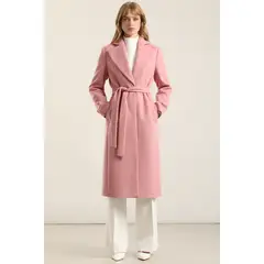 LIOLA - Abrigo Largo Basico, Muflon Rosa