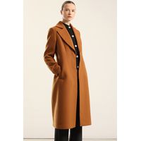 Abrigo Largo Basico, Muflon Camel