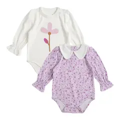 EXCEPTION - Pack 2 Body Bebé Niña