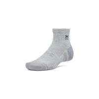Calcetín UA Performance Tech 3-Pack Quarter Gris Unisex