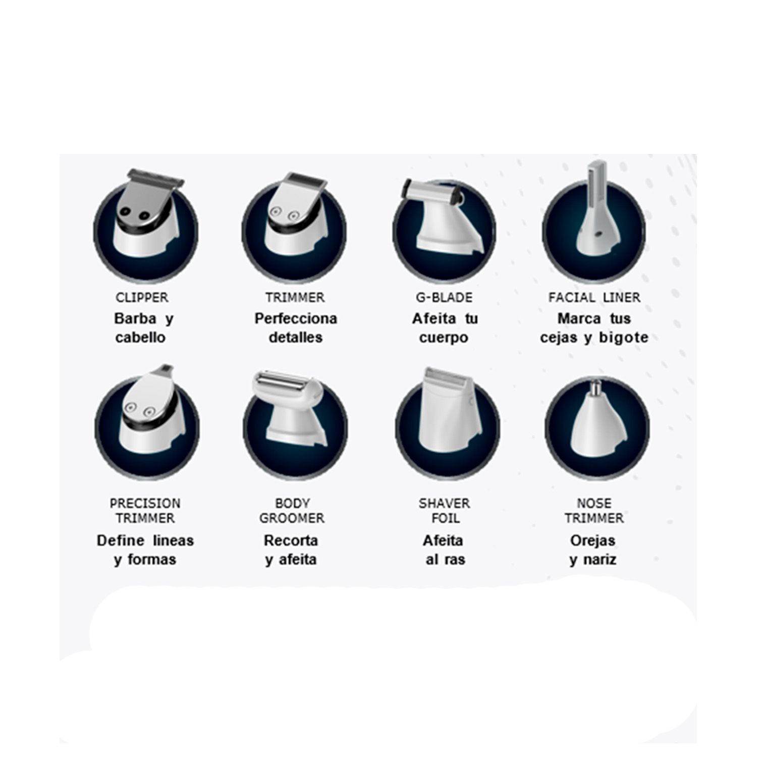 GAMA Afeitadora Cortapelo Gama GCX-630 Sport Wet&Dry Pro USB 20pcs