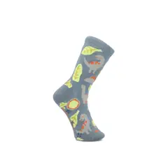 HUSH PUPPIES - Calcetín Algodón Niño C Dinos Azul