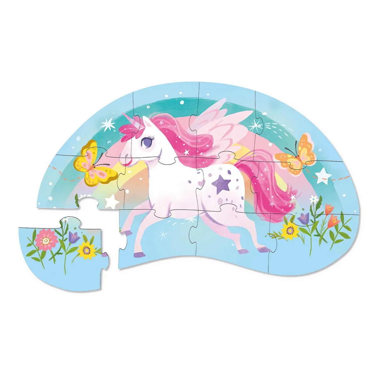 CROCODILE CREEK - Mini Puzzle Dulce Unicornio 12pcs Crocodile Creek