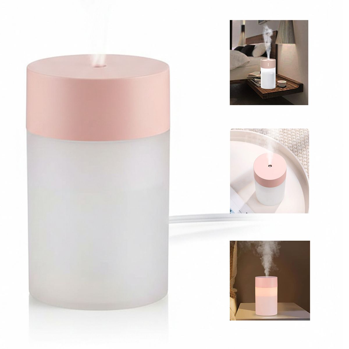 GENERICO - Mini Humidificador Purificador De Aire Portátil pequeño