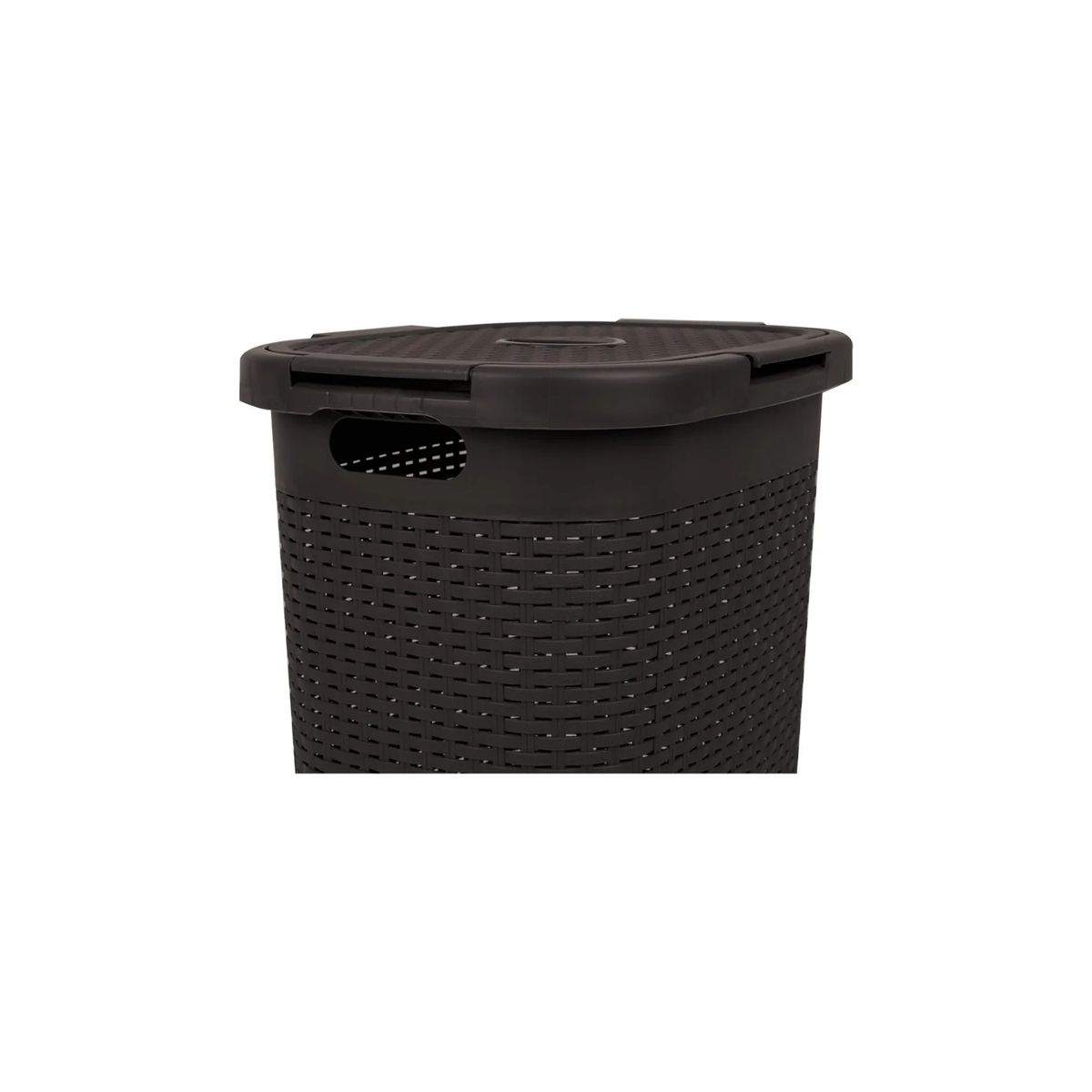 GENERICO - Canasto Para Ropa Sucia Canasto Ropa Plástico Cesta Grande marrón oscuro
