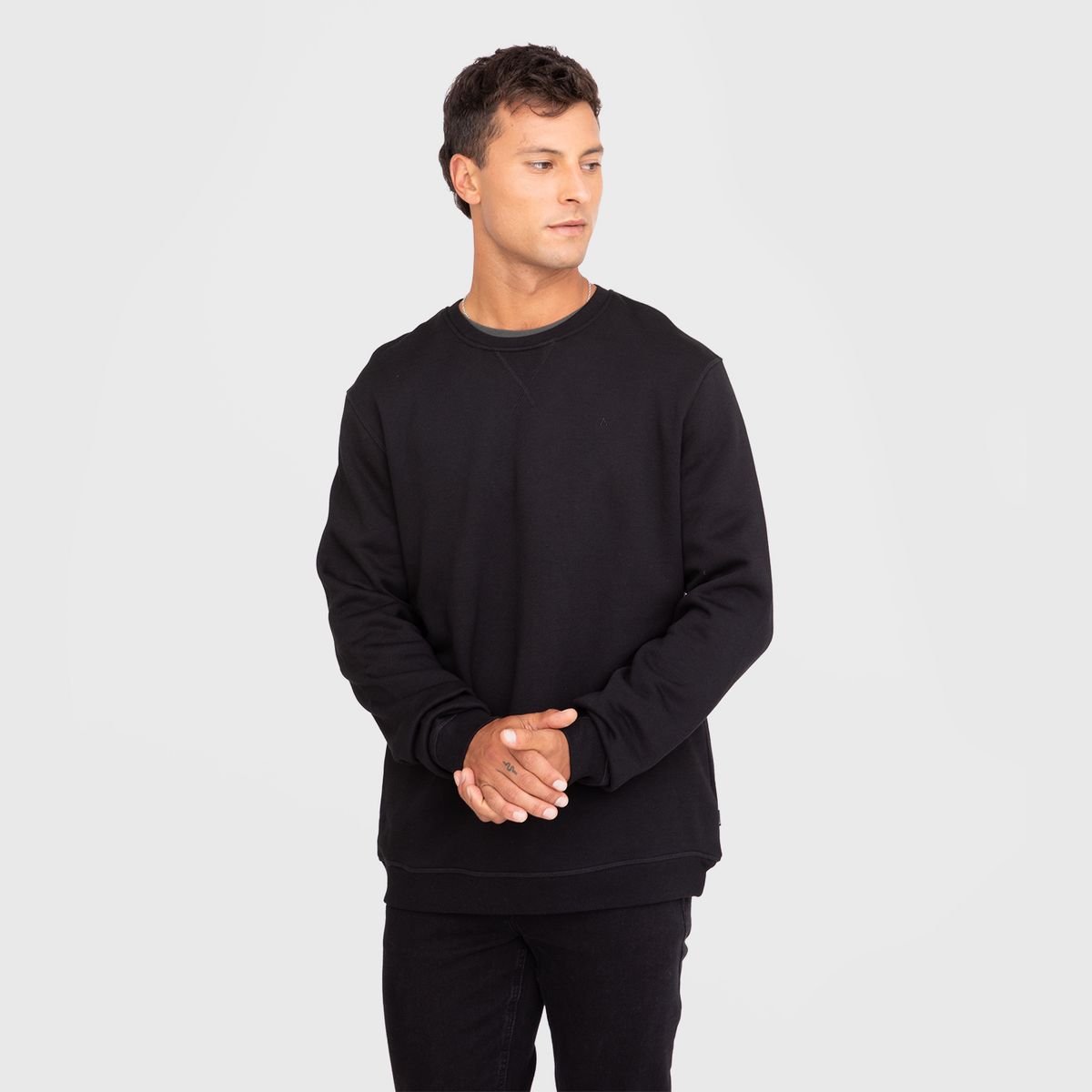 BLACK - Poleron Crewneck Black Black Bubba