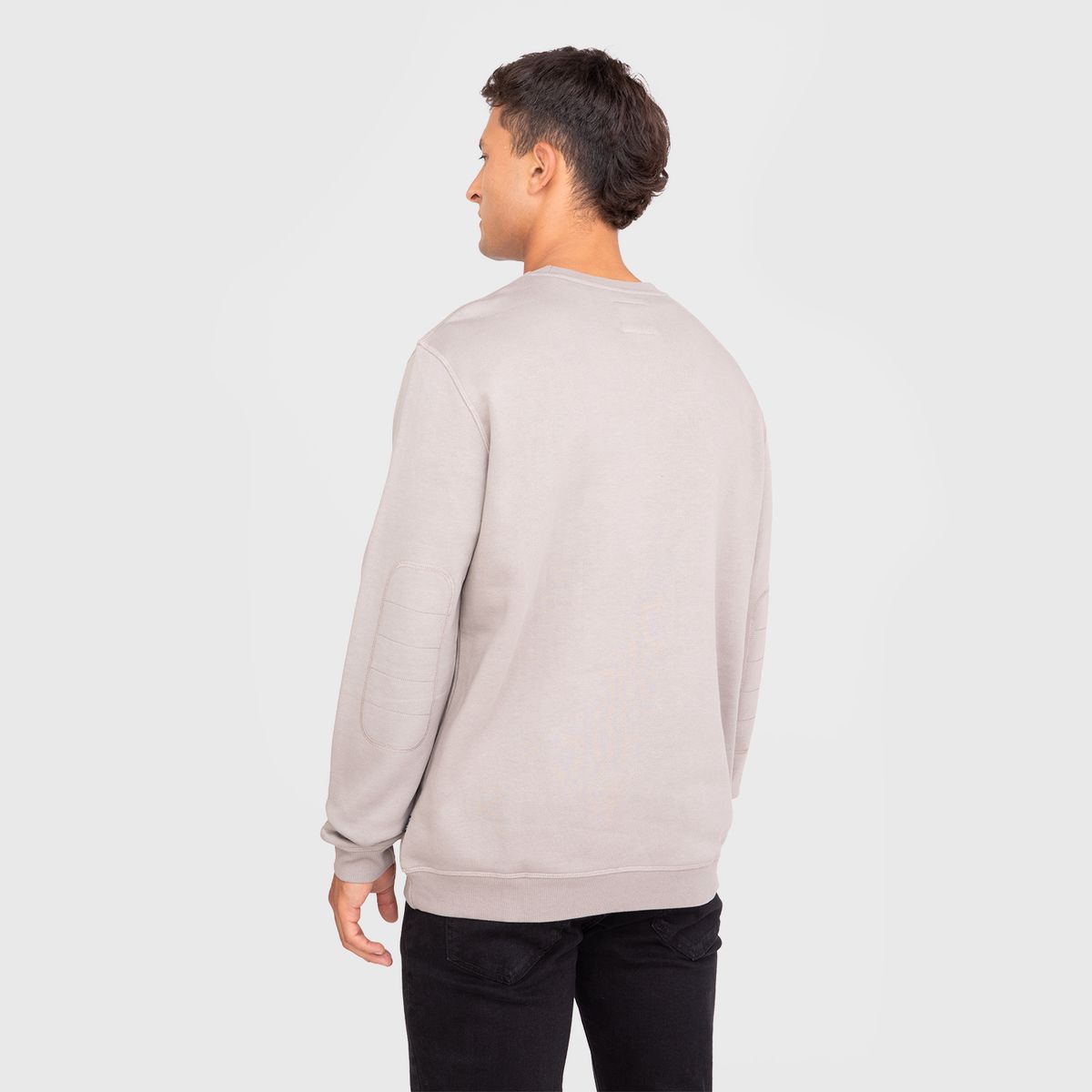 BLACK - Poleron Crewneck Taupe Black Bubba