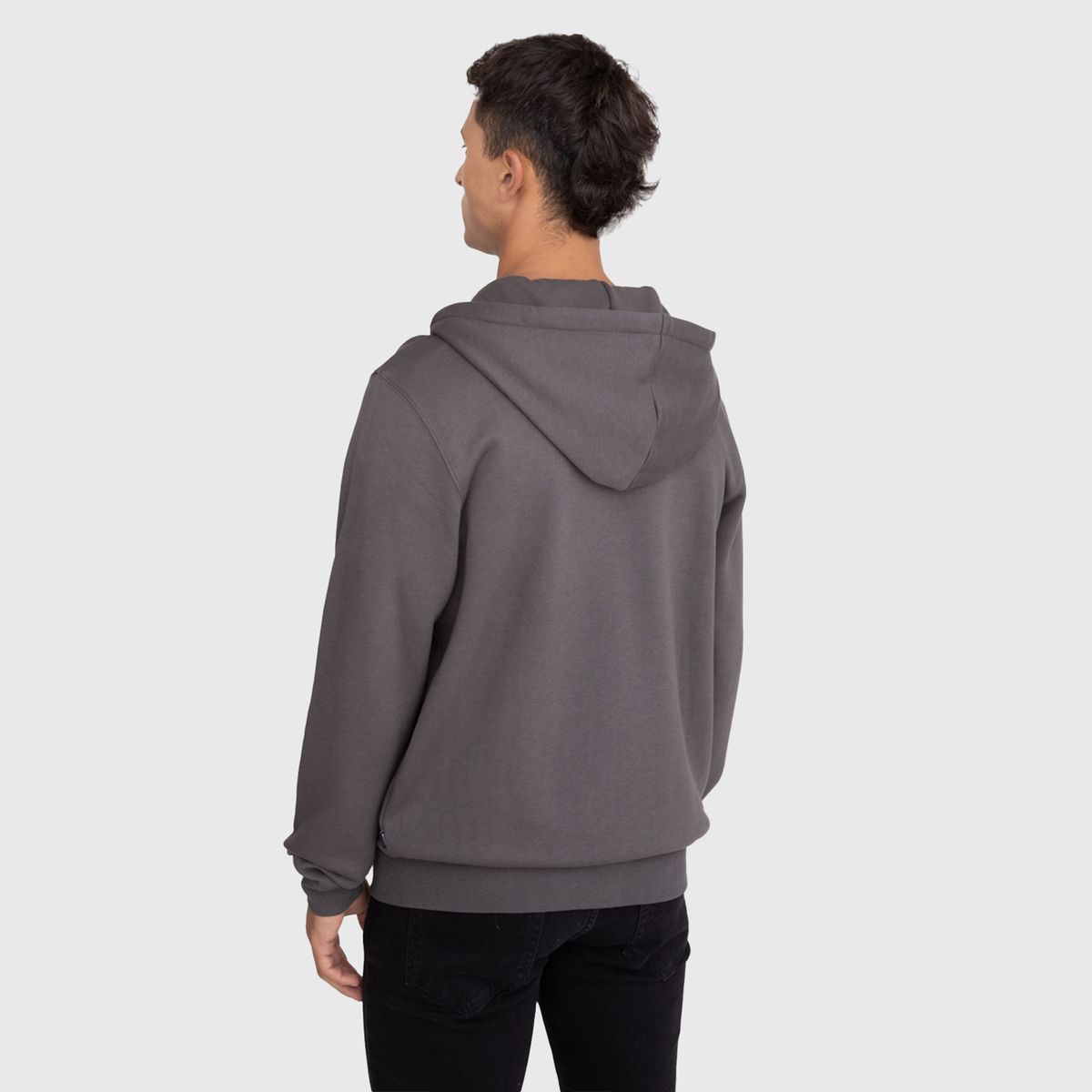 BLACK - Poleron Zipper Moka Black Bubba