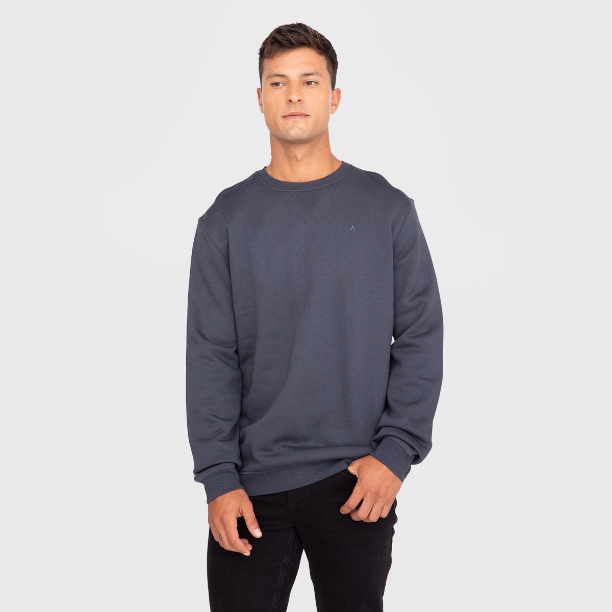BLACK - Poleron Crewneck Stone Black Bubba