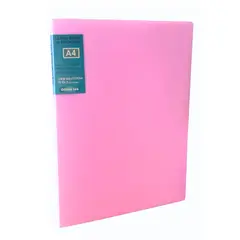 MOTARRO - Carpeta Archivadora Color Pastel 10 Fundas Transparentes A4