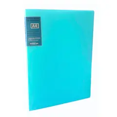 MOTARRO - Carpeta Archivadora Color Pastel 20 Fundas Transparentes A4
