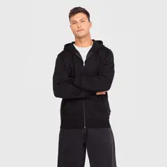 BLACK - Poleron Zipper Black Bubba