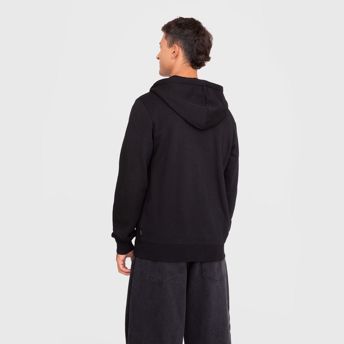 BLACK - Poleron Zipper Black Black Bubba