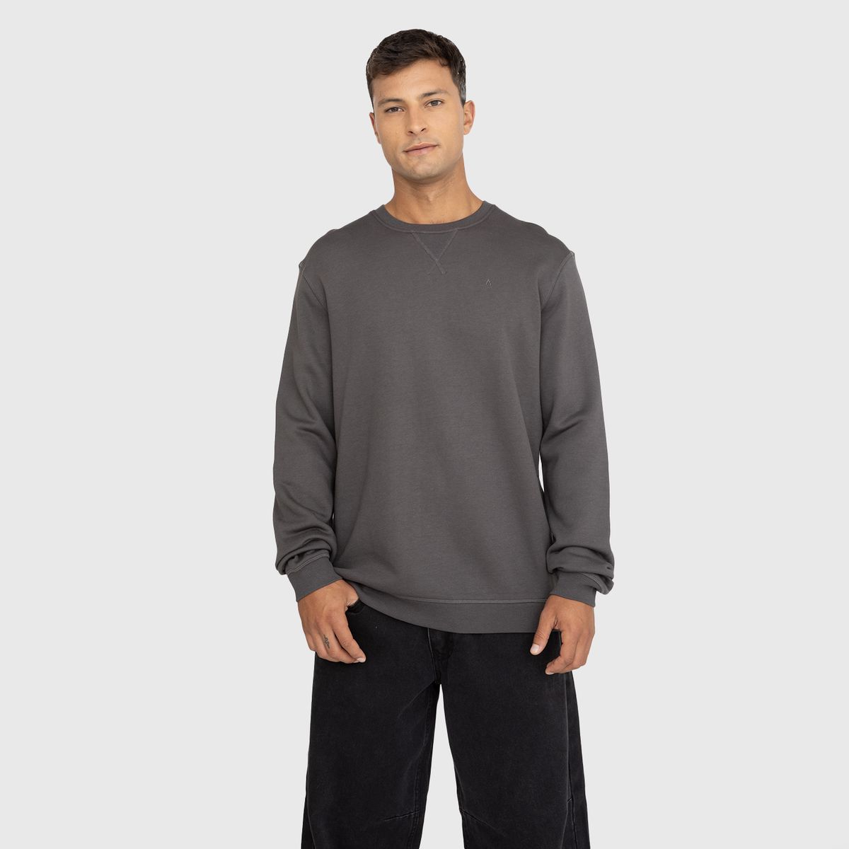 BLACK BUBBA - Poleron Crewneck Moka Black Bubba