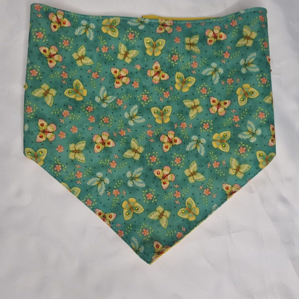 EL MUNDO DE EMMA - Bandana mascota mariposas talla XXS