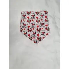 EL MUNDO DE EMMA - Bandana mascota animado corazones talla XXS