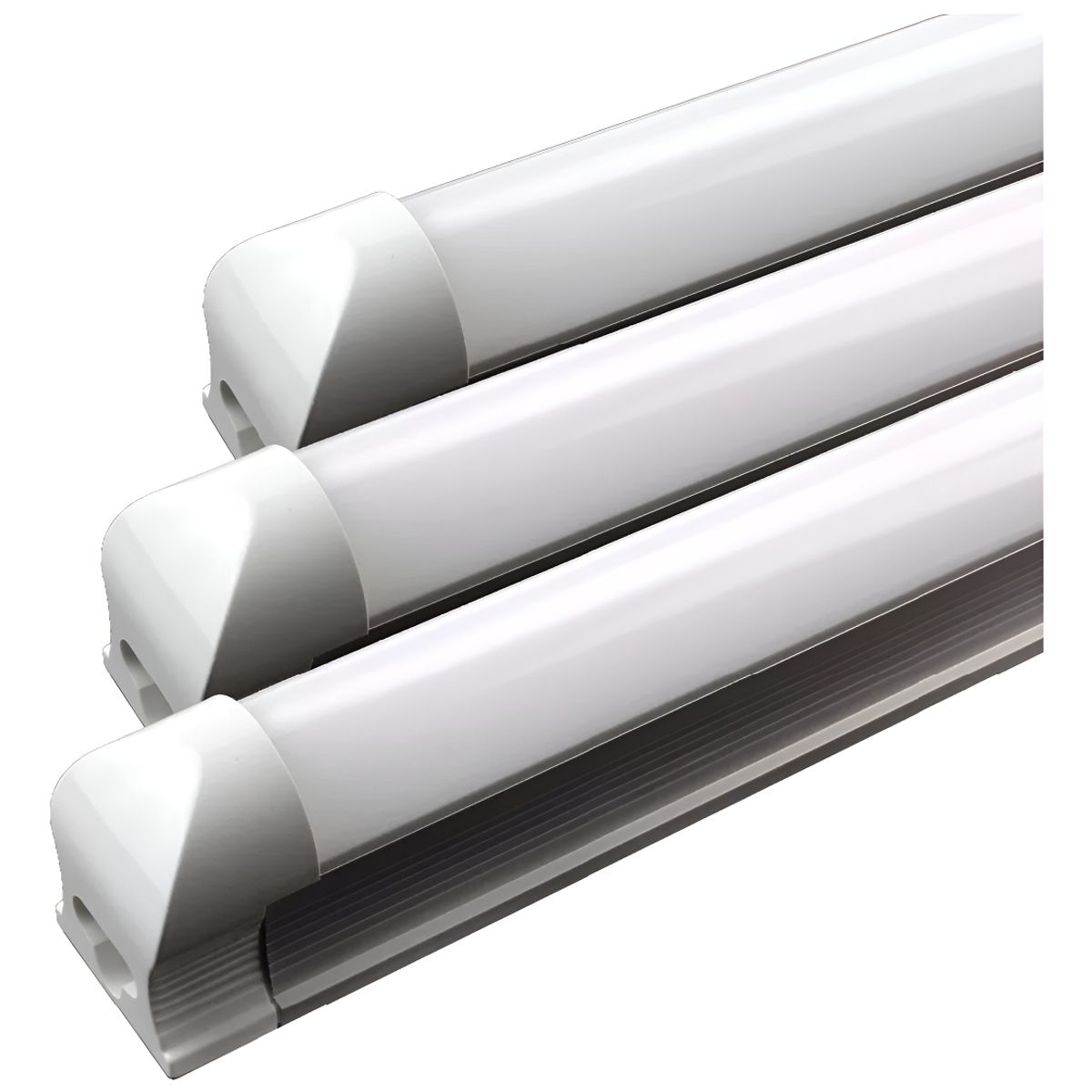 GENERICO - Tubo Led Con Base Canoa 18w T8 120cm Luz Fria  003071 Blanco Frío-231038-003071 B