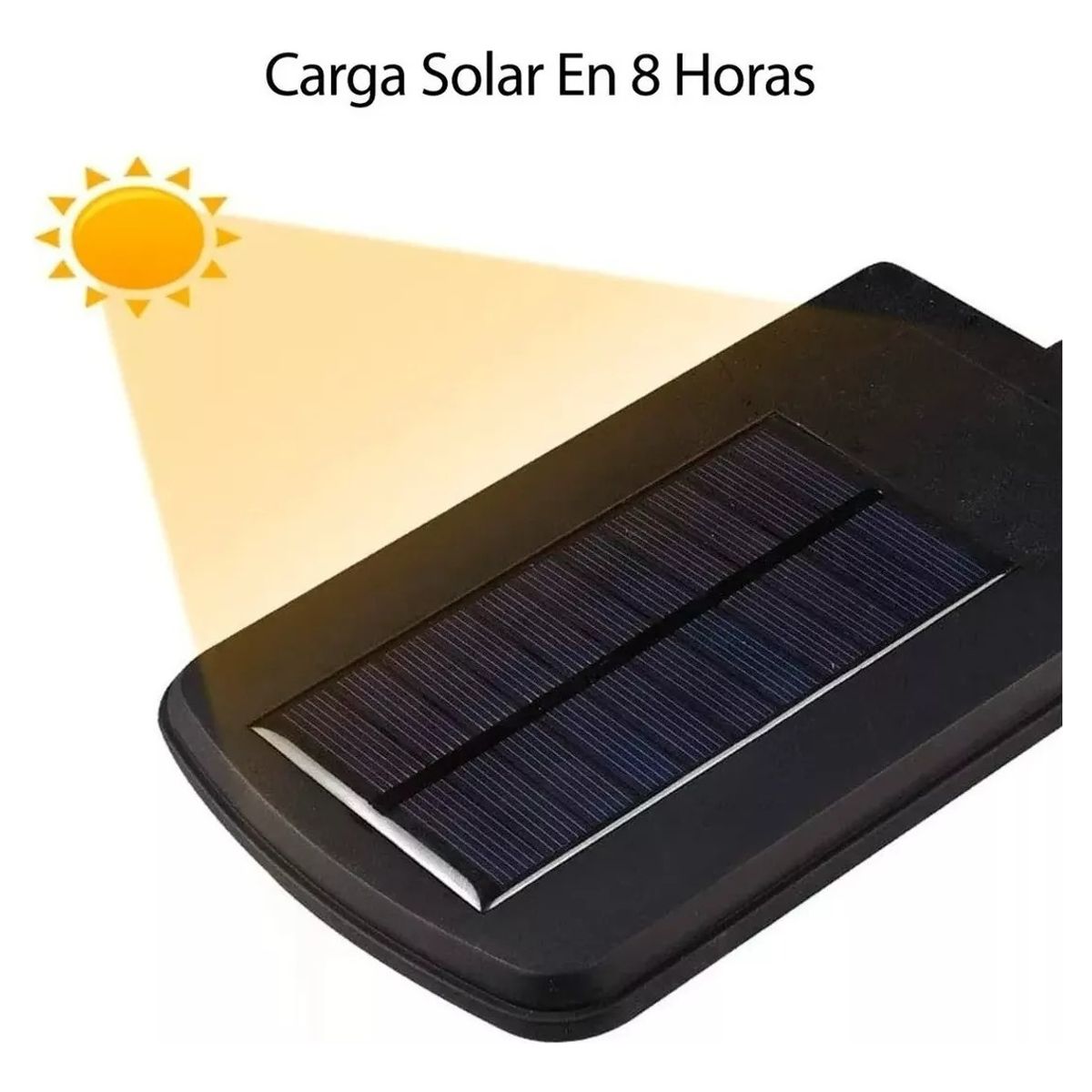 GENERICO - Foco Led Solar 18w Sensor Movimiento Panel Control Remoto