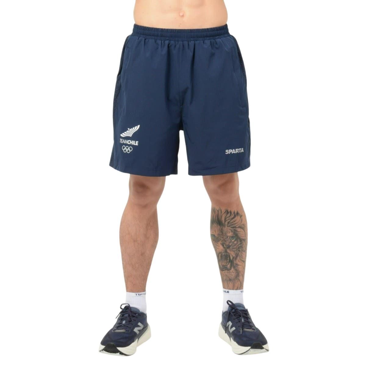 SPARTA - Short Running Hombre Sparta Team Chile Azul