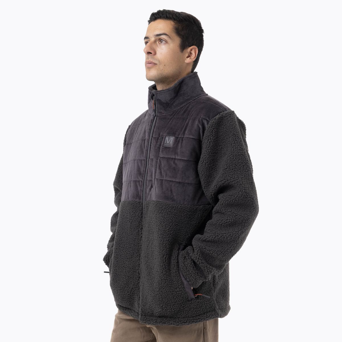 MERRELL - Polar Hombre Ridge Sherpa Gris Oscuro MERRELL