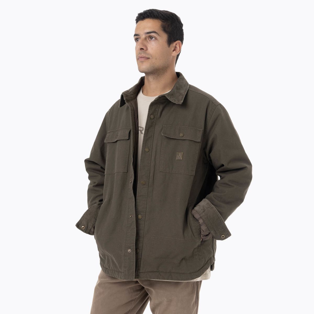 MERRELL - Chaqueta Hombre Charis Padded Verde MERRELL