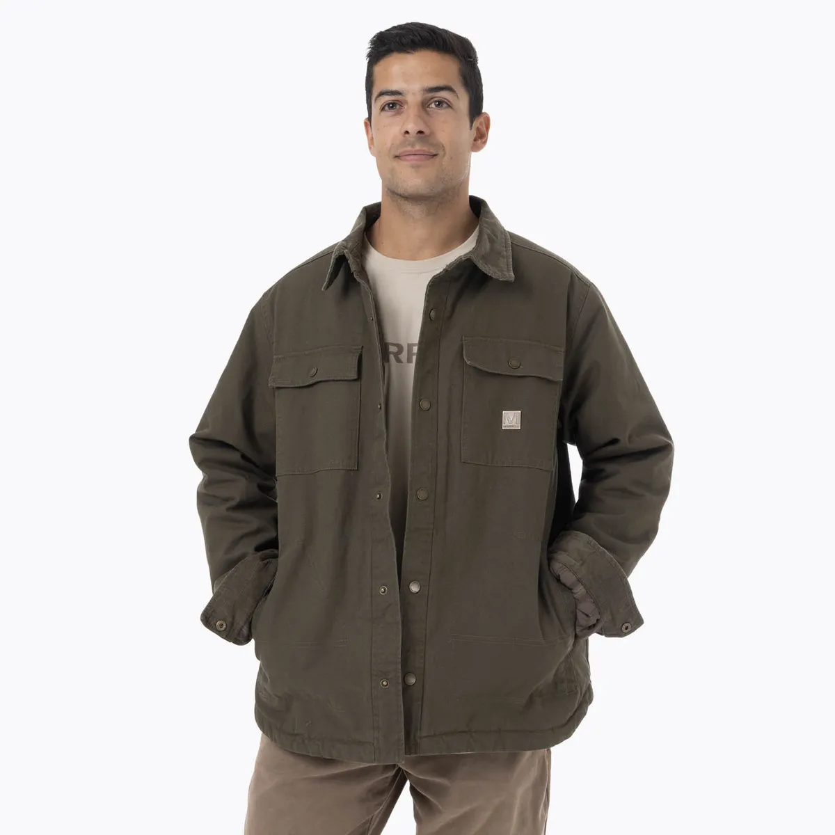 MERRELL - Chaqueta Hombre Charis Padded Verde MERRELL
