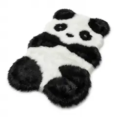 ARMONIA - Alfombra Decorativa Peluda Panda 90x60