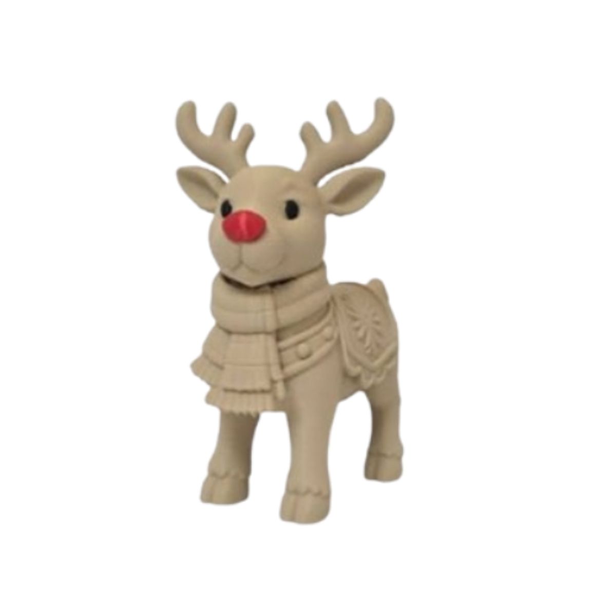 GENERICO - Adorno Navideño- Reno con Nariz Roja