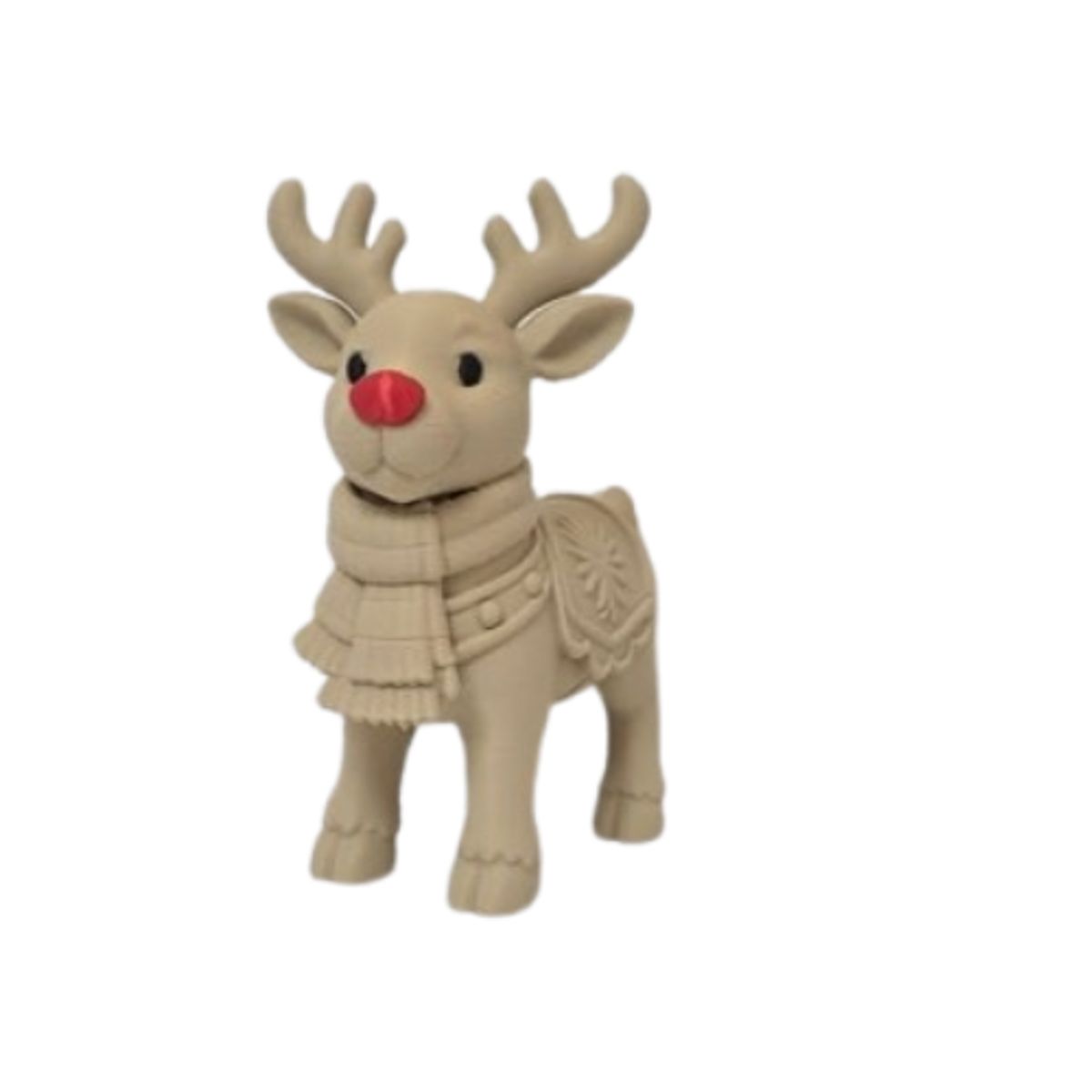 GENERICO - Adorno Navideño- Reno con Nariz Roja