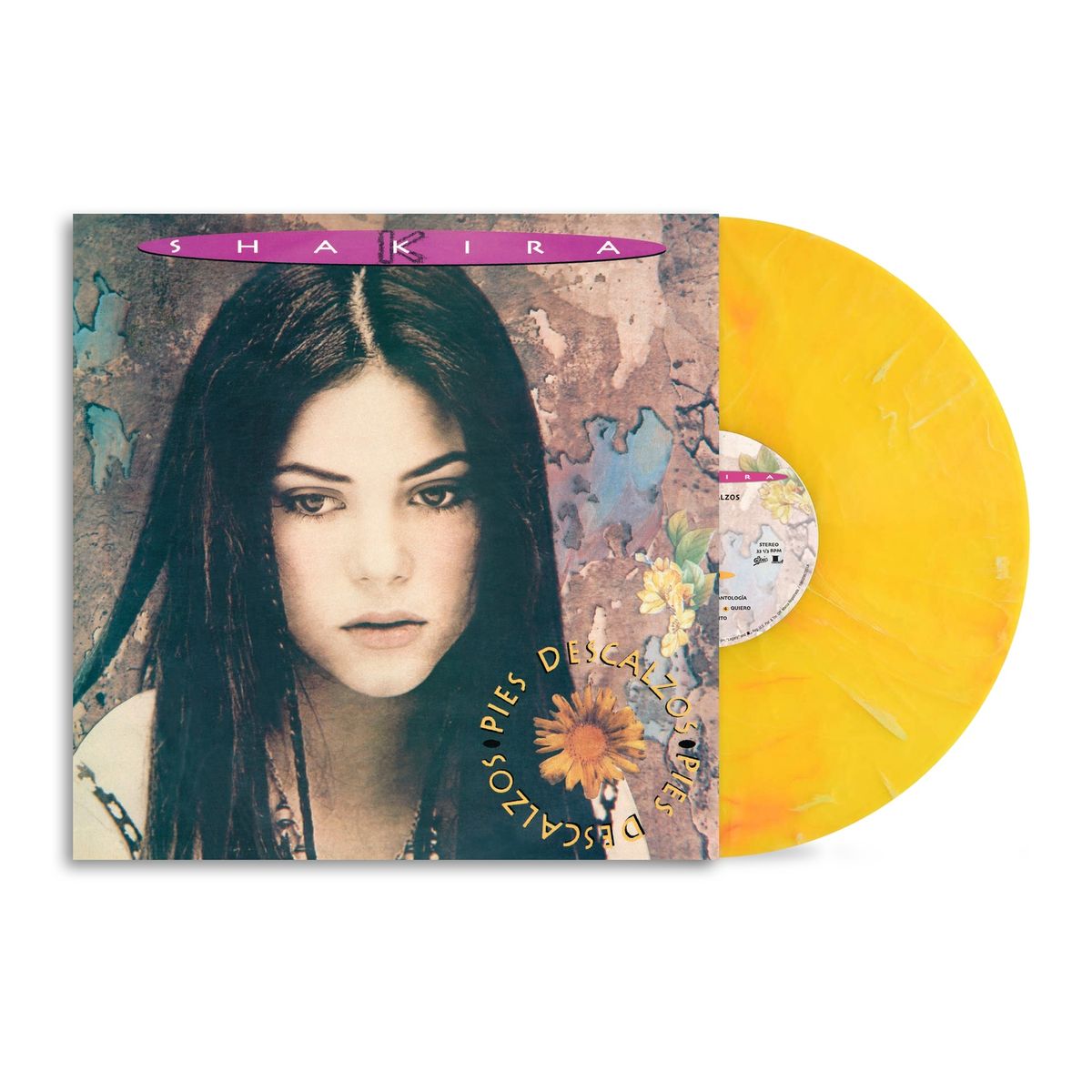 HITWAY MUSIC - SHAKIRA - PIES DESCALZOS ANNIVERSARY EDITION YELLOWRED VINYL - VINILO