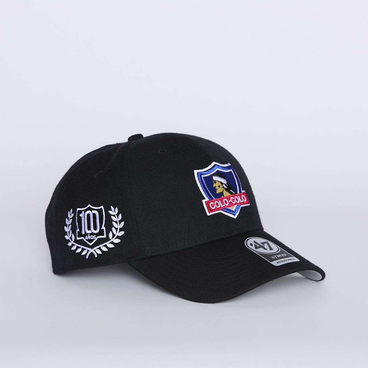 47 BRAND - Jockey Colo-Colo 47' Captain Snapback Escudo 100 Años Black