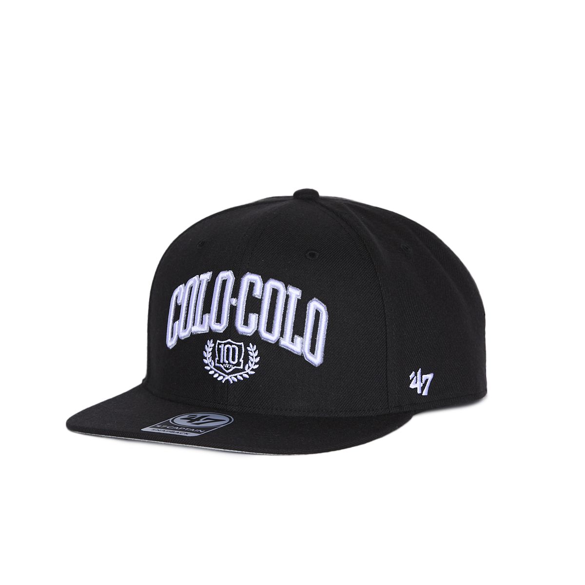 47 BRAND - Jockey Colo-Colo 47' Captain Snapback 100 Años Black White