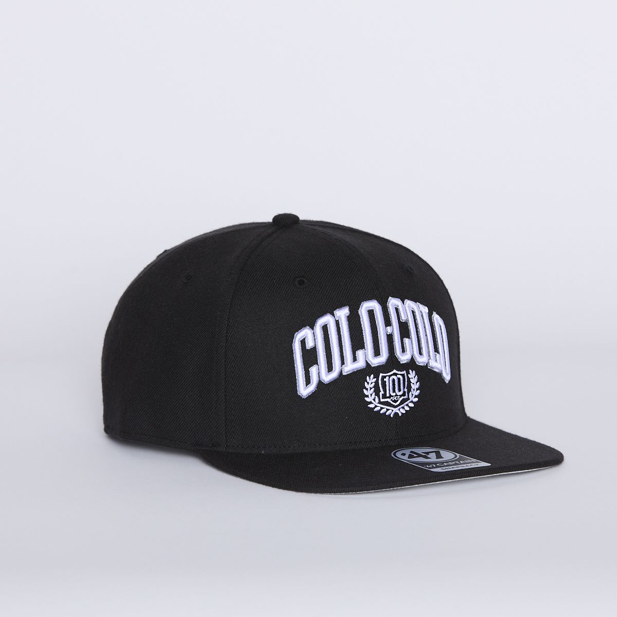 47 BRAND - Jockey Colo-Colo 47' Captain Snapback 100 Años Black White