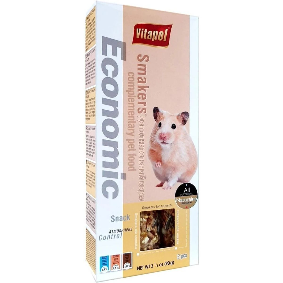 GENERICO - Vitapol Smakers Barras Super Alimento Para Hamster 2 Pcs 90g