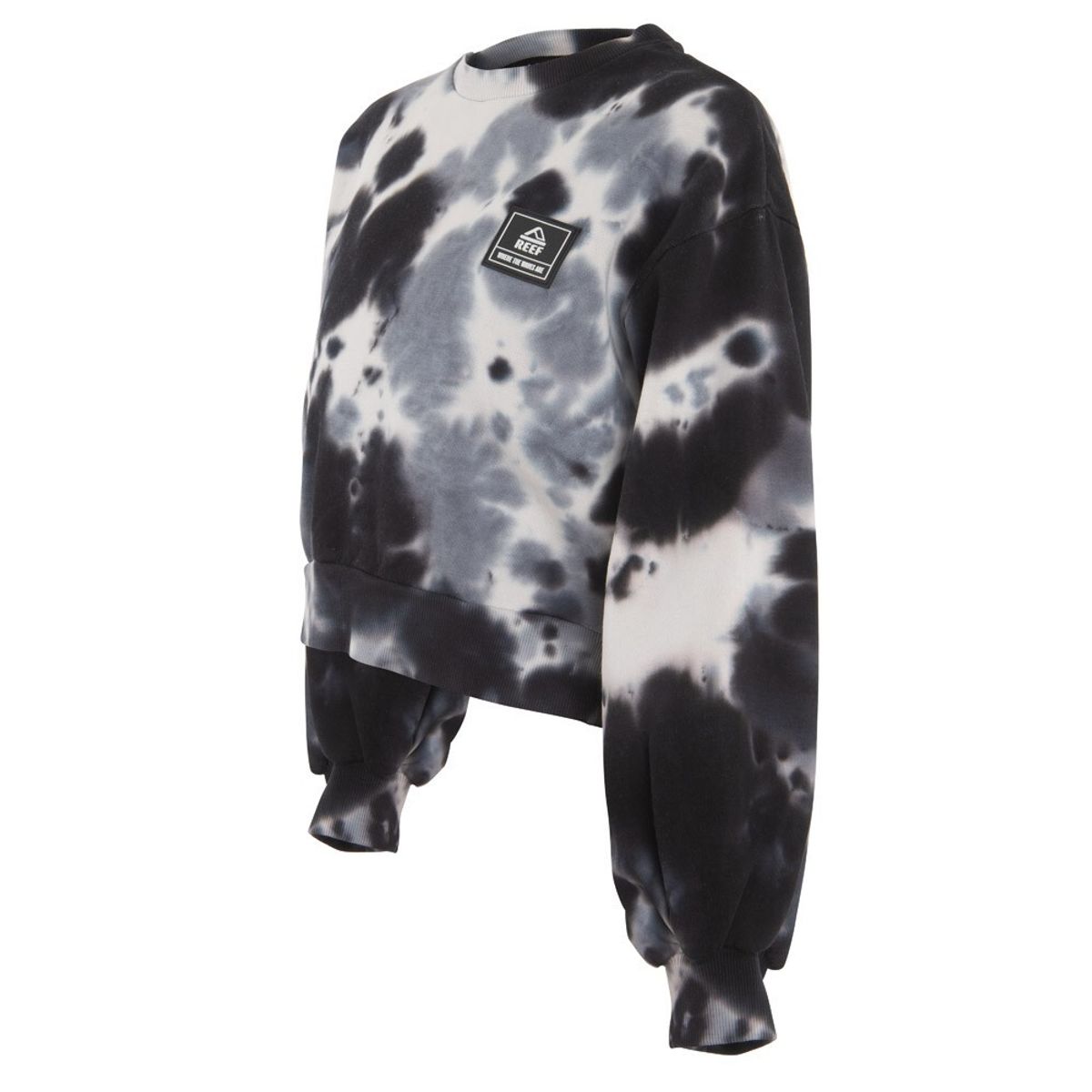 REEF - Poleron Girls Crop Black Grey White