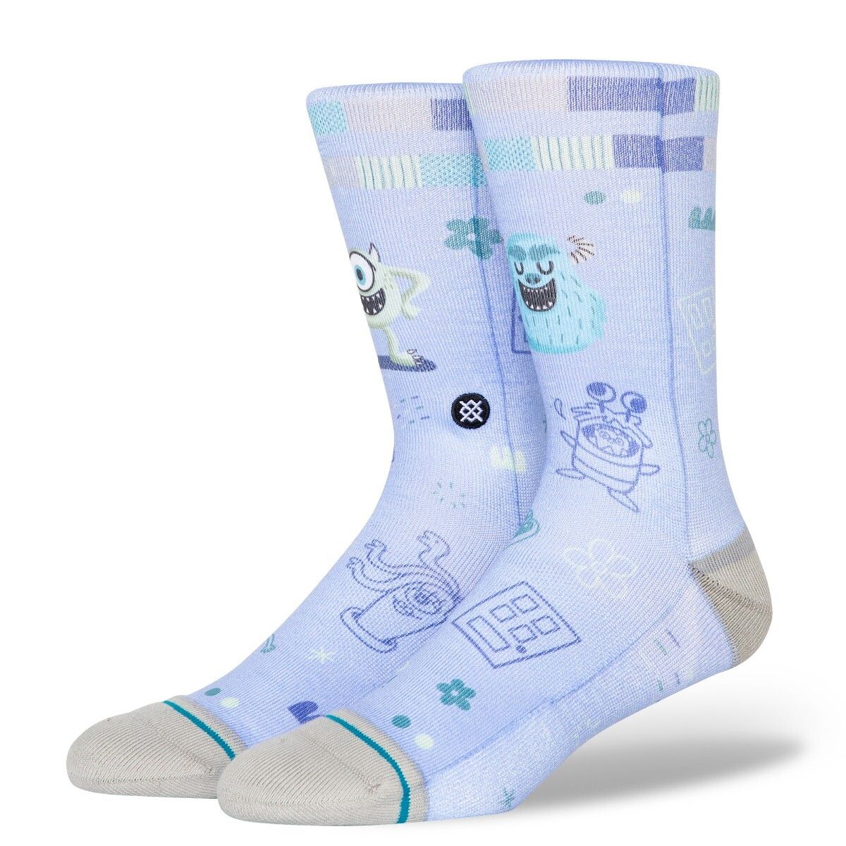 STANCE - Stance Sock Men Monsters By Bubnis Purple