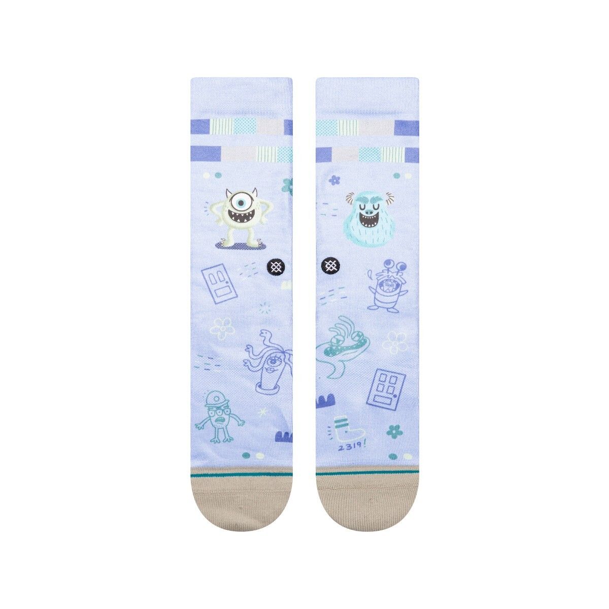 STANCE - Stance Sock Men Monsters By Bubnis Purple
