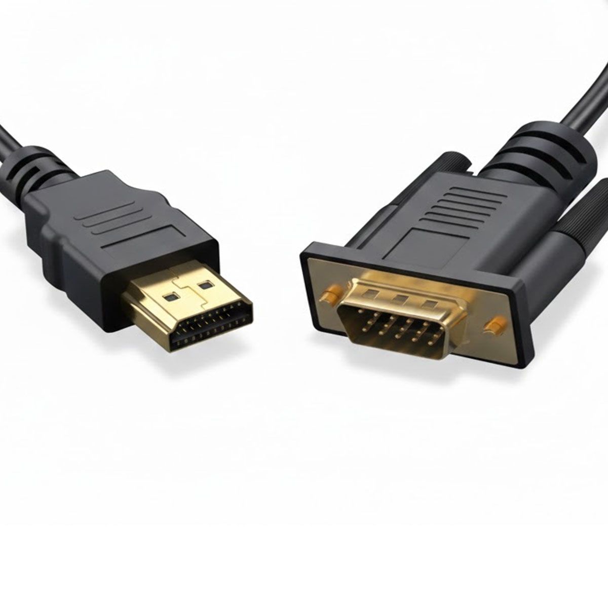 ULINK - Cable HDMI a VGA 1.8 Metros 1080p Chip Integrado (Sólo Video)