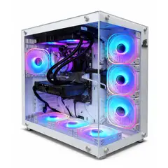 SNAKE GAMER - PC Gamer Mamba R9-7900x 32GB 1TBSSD 2TBHDD RTX5060Ti Blanco