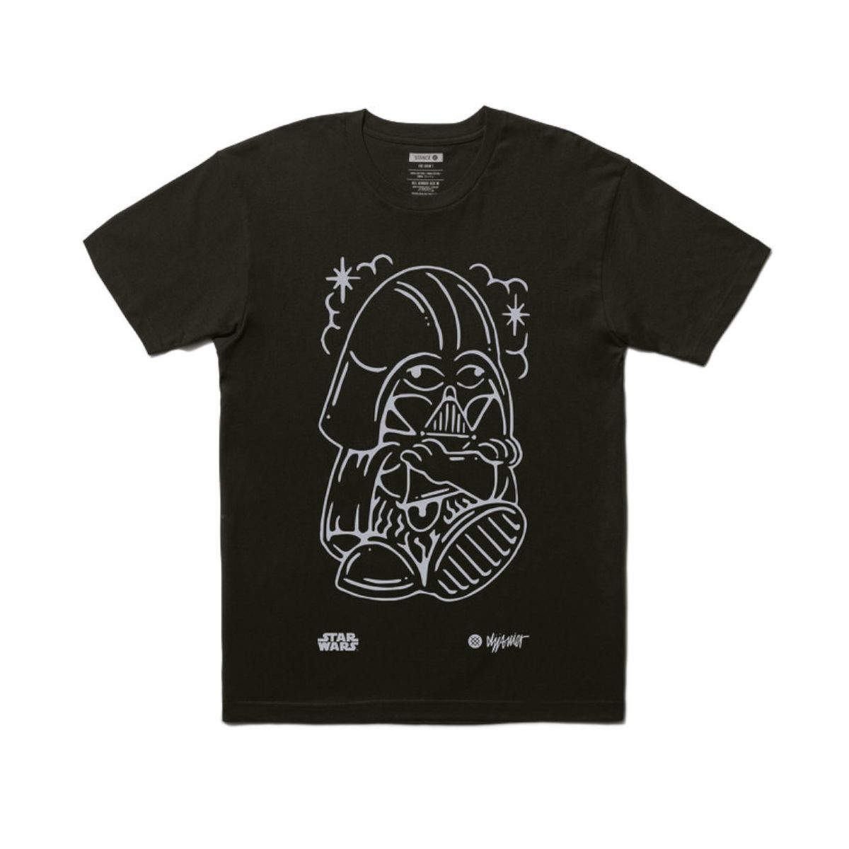 STANCE - Polera Stance Dj Darth Black