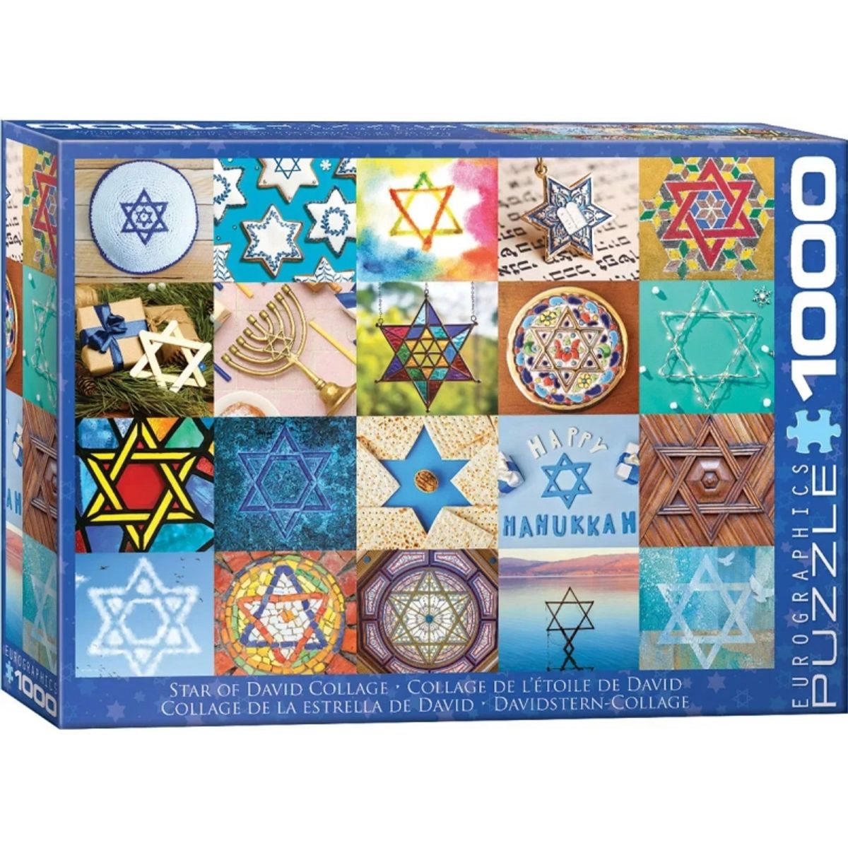 EUROGRAPHICS - EUROGRAPHICS 6000-6104 HANUKKAH STAR OFDAVID COLLAGE 1000
