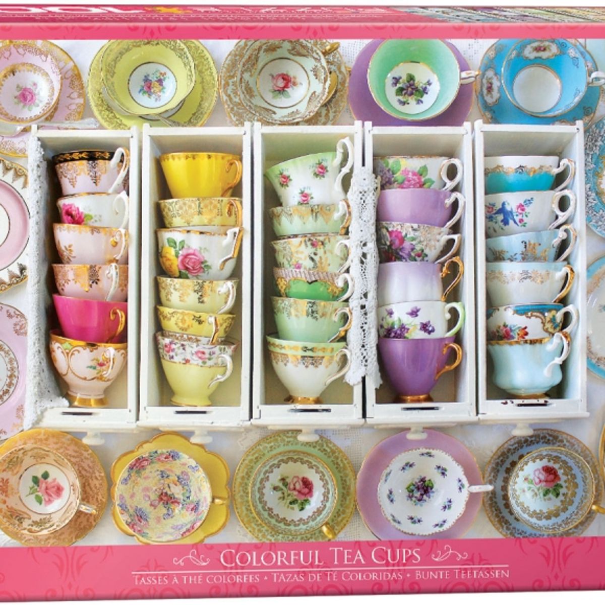 EUROGRAPHICS - EUROGRAPHICS 6000-5342 TEA CUPS BOXES PUZZLE 1000 PIEZAS