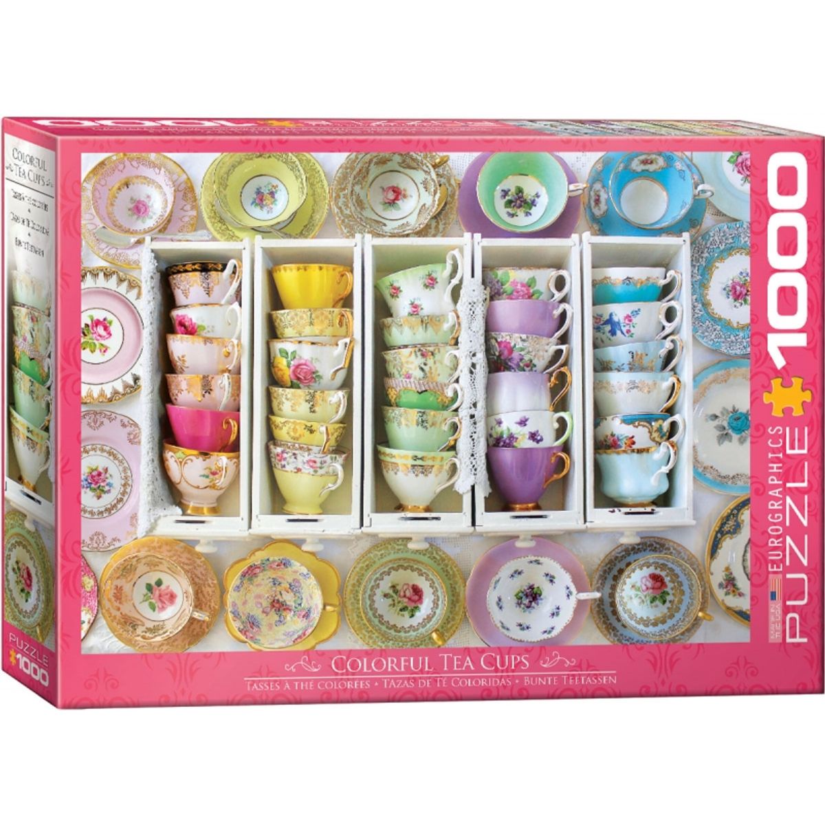 EUROGRAPHICS - EUROGRAPHICS 6000-5342 TEA CUPS BOXES PUZZLE 1000 PIEZAS