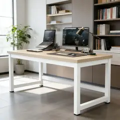 IDEEHOUSE - Escritorio Oficina Madera Espesor 25mm 140x60x75cm