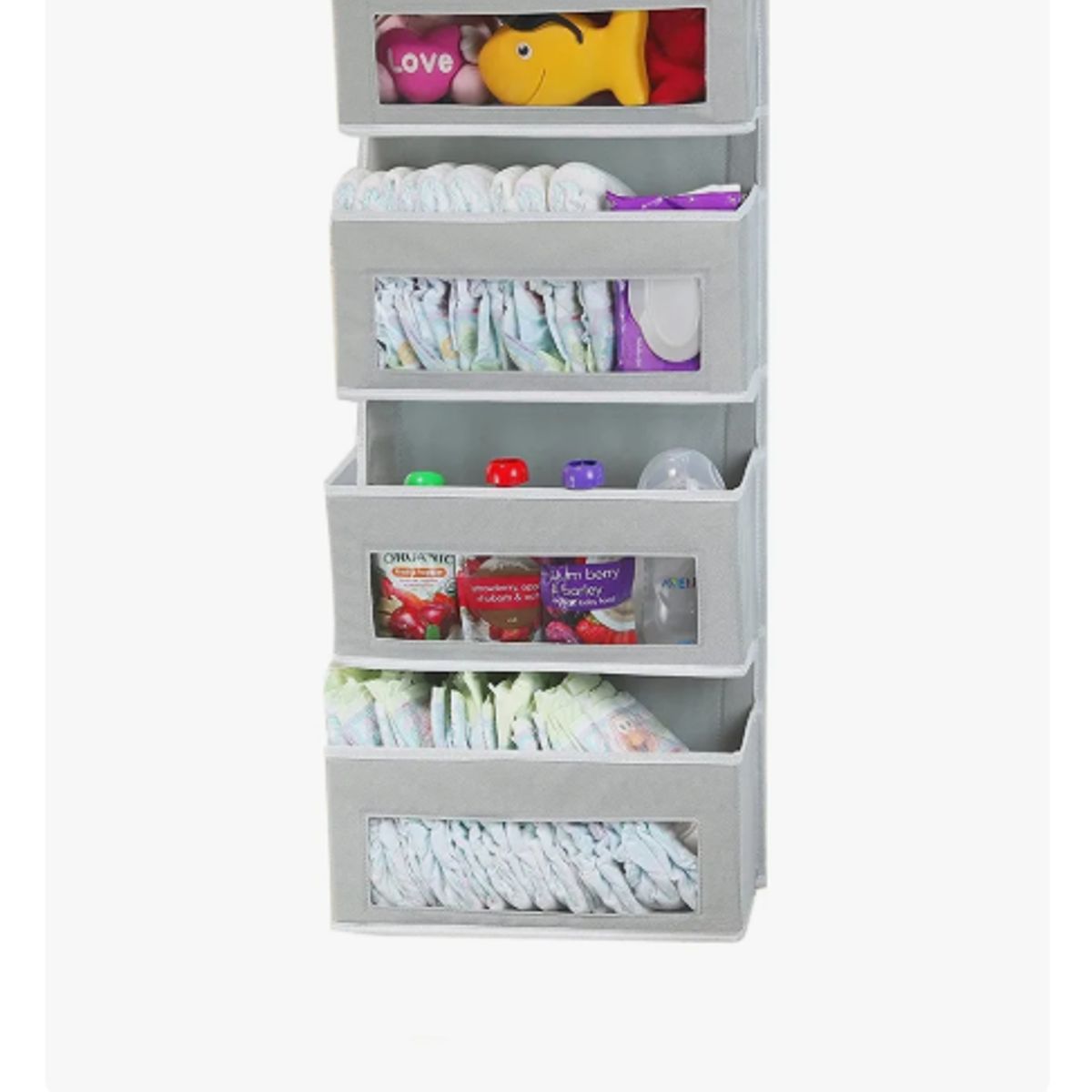 GENERICO - Organizador Zapatos Colgante Puerta Closet Con 4 Bolsillo