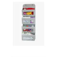 GENERICO - Organizador Zapatos Colgante Puerta Closet Con 4 Bolsillo